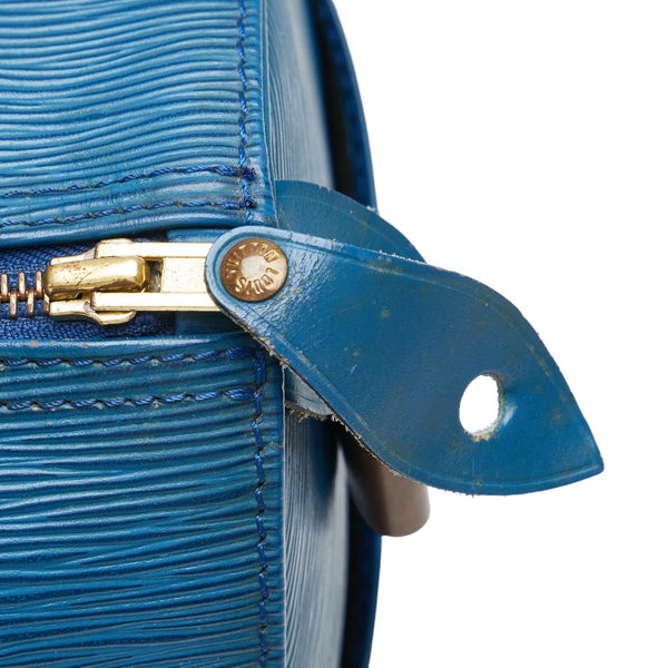 ルイ ヴィトン エピ スピーディ30 ハンドバッグ ミニボストンバッグ M43005 トレドブルー レザー レディース LOUIS VUITTON 【中古】