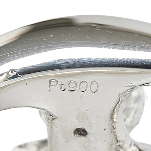 Pt900 プラチナ ダイヤ0.747ct ダイヤ0.26ct リング 指輪 レディース 11号 【中古】