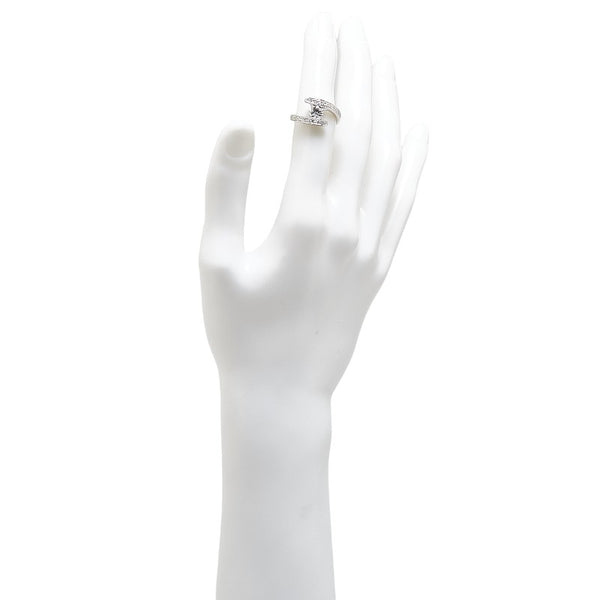 Pt900 プラチナ ダイヤ0.747ct ダイヤ0.26ct リング 指輪 レディース 11号 【中古】