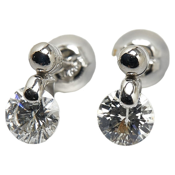 Pt900 プラチナ ダイヤ1.15ct ピアス レディース 【中古】
