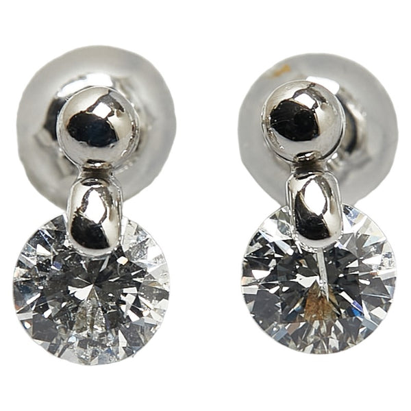 Pt900 プラチナ ダイヤ1.15ct ピアス レディース 【中古】