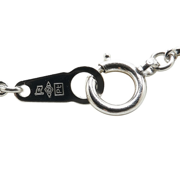 Pt900 プラチナ Pt850 プラチナ アメジスト1.03ct ダイヤ0.24ct ペンダントネックレス レディース 【中古】