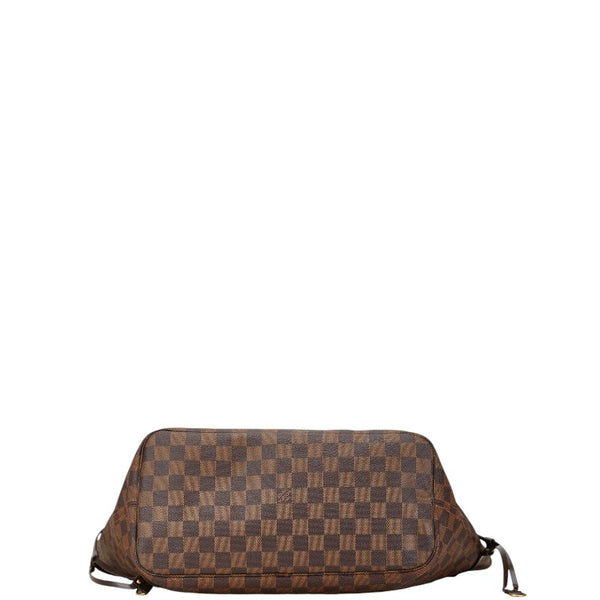 ルイ ヴィトン ダミエ ネヴァーフルMM トートバッグ ショルダーバッグ N51105 ブラウン PVC レザー レディース LOUIS VUITTON 【中古】