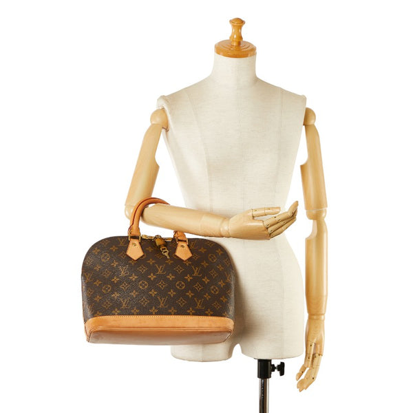 ルイ ヴィトン モノグラム アルマPM ハンドバッグ M51130 ブラウン PVC レザー レディース LOUIS VUITTON 【中古】