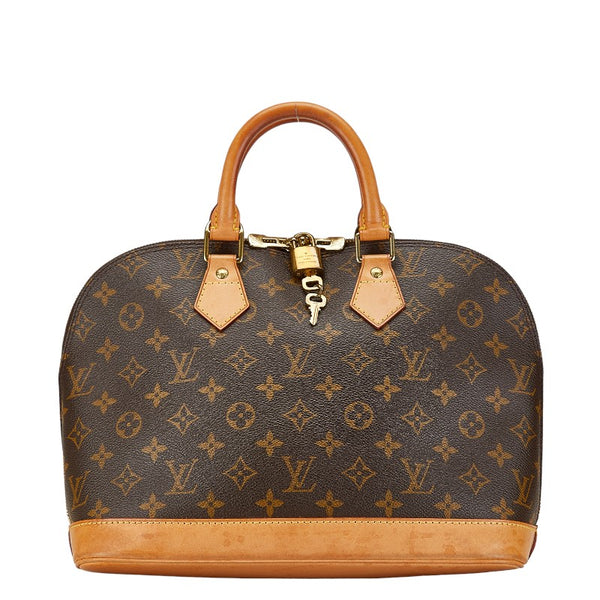 ルイ ヴィトン モノグラム アルマPM ハンドバッグ M51130 ブラウン PVC レザー レディース LOUIS VUITTON 【中古】