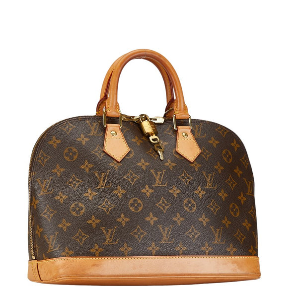 ルイ ヴィトン モノグラム アルマPM ハンドバッグ M51130 ブラウン PVC レザー レディース LOUIS VUITTON 【中古】