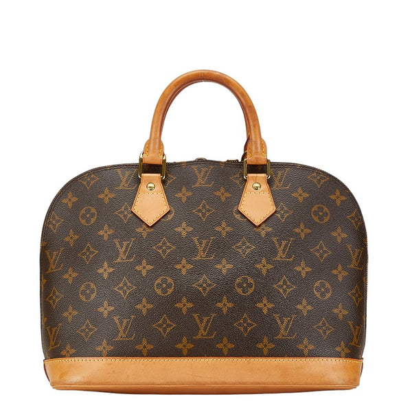 ルイ ヴィトン モノグラム アルマPM ハンドバッグ M51130 ブラウン PVC レザー レディース LOUIS VUITTON 【中古】