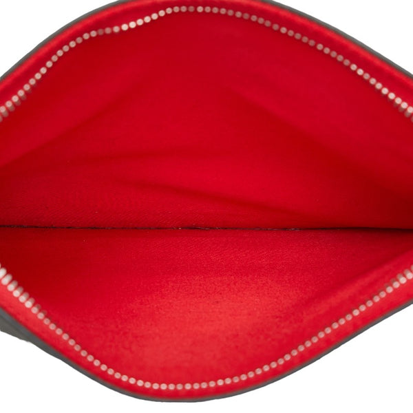 クリスチャンルブタン スタッズ カバタ ハンドバッグ トートバッグ グレー ブラック レザー レディース Christian Louboutin 【中古】