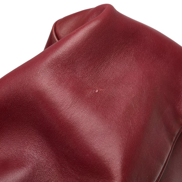 グッチ ホースビット ハンドバッグ 296900 ボルドー ワインレッド レザー レディース GUCCI 【中古】