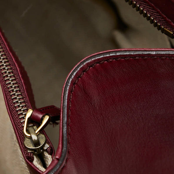 グッチ ホースビット ハンドバッグ 296900 ボルドー ワインレッド レザー レディース GUCCI 【中古】