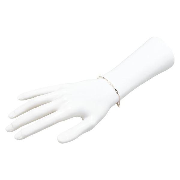 K18YG イエローゴールド パール3～3.3mm ブレスレット レディース 【中古】