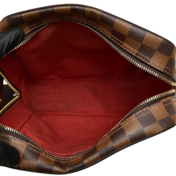 ルイ ヴィトン ダミエ オラフPM 斜め掛け ショルダーバッグ N41442 ブラウン PVC レザー レディース LOUIS VUITTON 【中古】