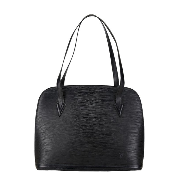 ルイ ヴィトン エピ リュサック ショルダーバッグ M52282 ノワール ブラック レザー レディース LOUIS VUITTON 【中古】