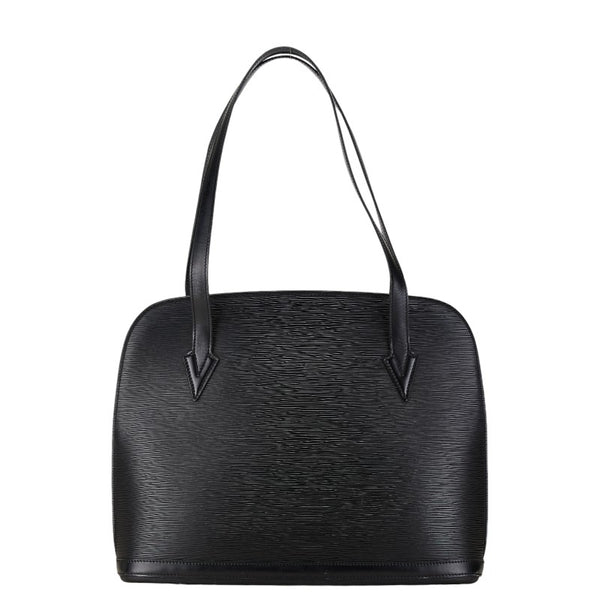 ルイ ヴィトン エピ リュサック ショルダーバッグ M52282 ノワール ブラック レザー レディース LOUIS VUITTON 【中古】