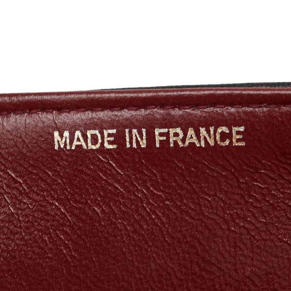 シャネル マトラッセ ダブルフラップ チェーン ショルダーバッグ ブラック ラムスキン レディース CHANEL 【中古】