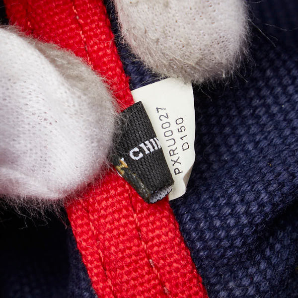 ケイトスペード トートバッグ ネイビー レッド キャンバス レディース Kate Spade 【中古】