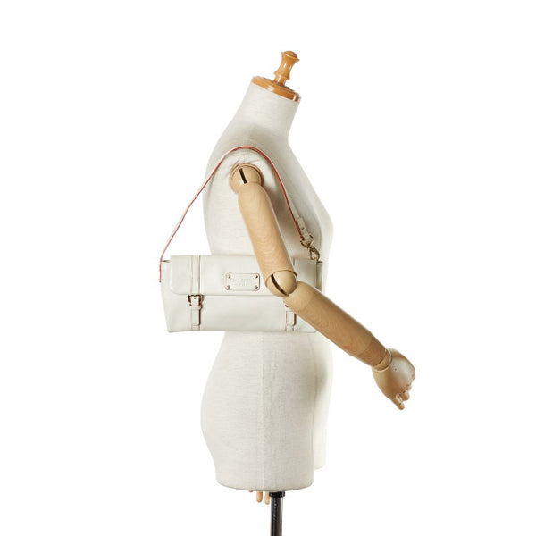 ケイトスペード ハンドバッグ ワンショルダーバッグ ホワイト レッド レザー レディース Kate Spade 【中古】