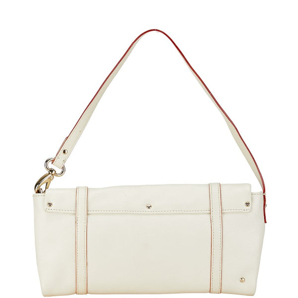 ケイトスペード ハンドバッグ ワンショルダーバッグ ホワイト レッド レザー レディース Kate Spade 【中古】