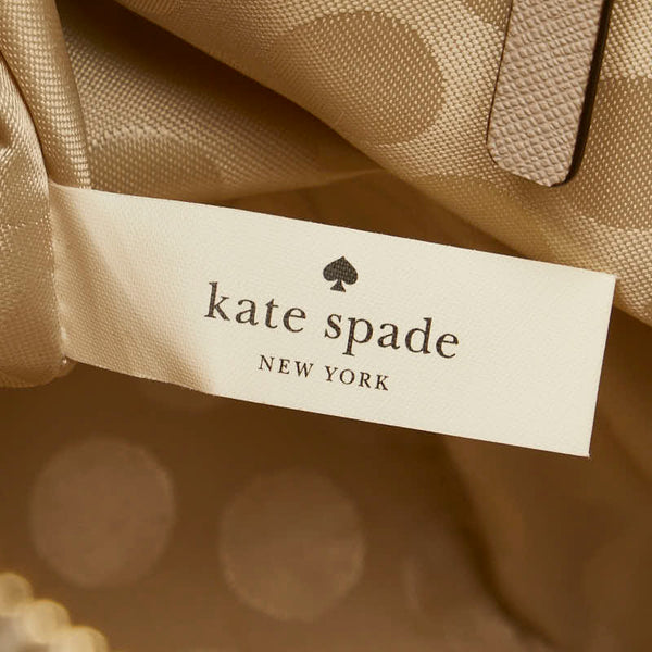 ケイトスペード ハンドバッグ ショルダーバッグ 2WAY PXRU4471 ベージュ ブラック バイカラー レザー レディース Kate Spade 【中古】