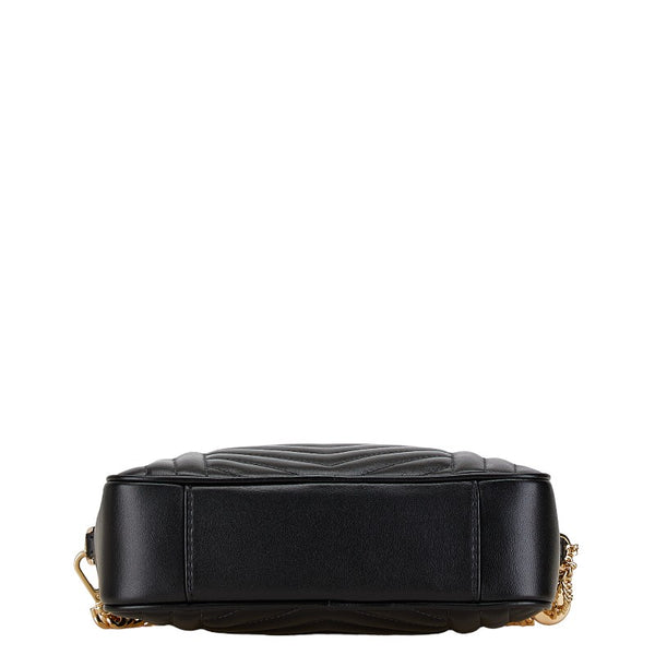 マイケルコース キルティング タッセル ショルダーバッグ 32H9GT9M2T ブラック レザー レディース Michael Kors 【中古】