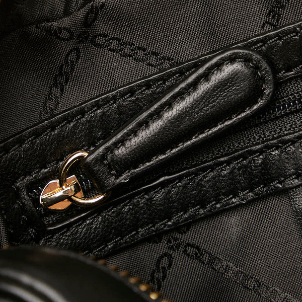 マイケルコース キルティング タッセル ショルダーバッグ 32H9GT9M2T ブラック レザー レディース Michael Kors 【中古】