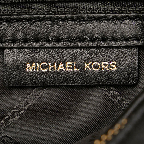 マイケルコース キルティング タッセル ショルダーバッグ 32H9GT9M2T ブラック レザー レディース Michael Kors 【中古】