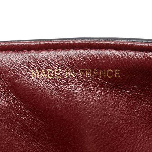 シャネル マトラッセ27 ココマーク シングルフラップ チェーン ショルダーバッグ ブラック ラムスキン レディース CHANEL 【中古】