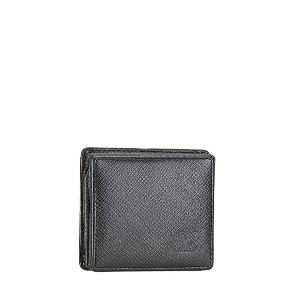 ルイ ヴィトン タイガ ポルトモネ ボワット コインケース M30382 アルドワーズ ブラック レザー レディース LOUIS VUITTON 【中古】