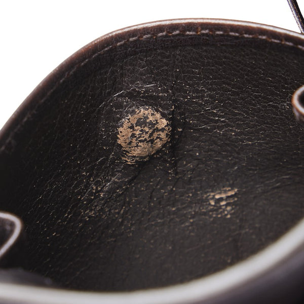 グッチ GGスプリーム 二つ折り財布 113379 ブラウン PVC レザー レディース GUCCI 【中古】