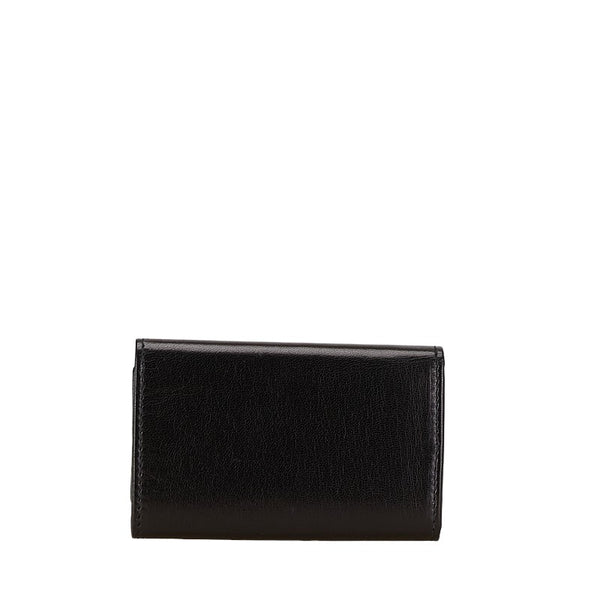 グッチ 6連 キーケース 033 0416 1311 ブラック レザー レディース GUCCI 【中古】