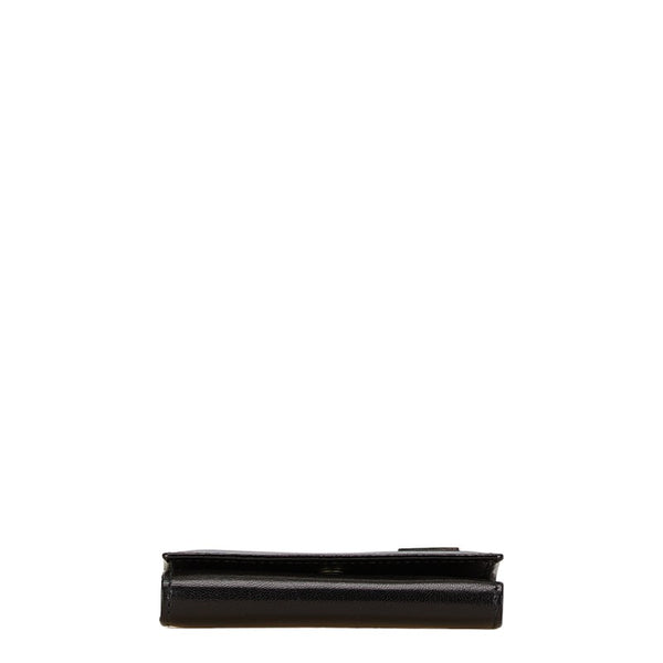グッチ 6連 キーケース 033 0416 1311 ブラック レザー レディース GUCCI 【中古】
