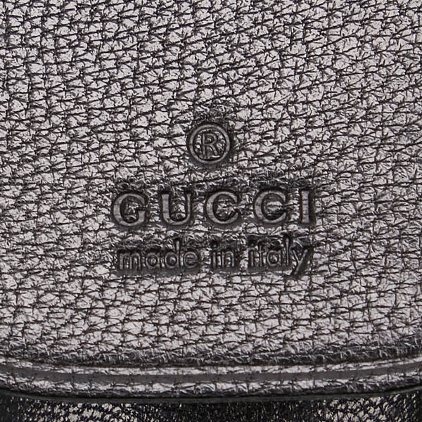 グッチ 6連 キーケース 033 0416 1311 ブラック レザー レディース GUCCI 【中古】
