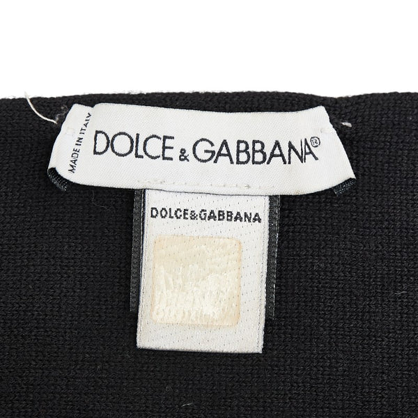 ドルチェアンドガッバーナ マフラー ダーク ブラウン ウール アクリル レディース DOLCE&GABBANA 【中古】