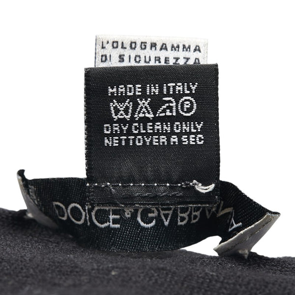 ドルチェアンドガッバーナ マフラー ダーク ブラウン ウール アクリル レディース DOLCE&GABBANA 【中古】