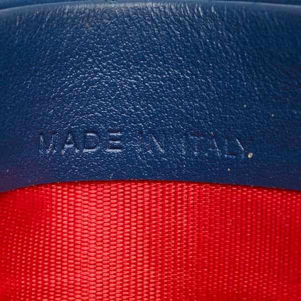 クリスチャンルブタン スタッズ カードケース ブルー レザー メンズ Christian Louboutin 【中古】