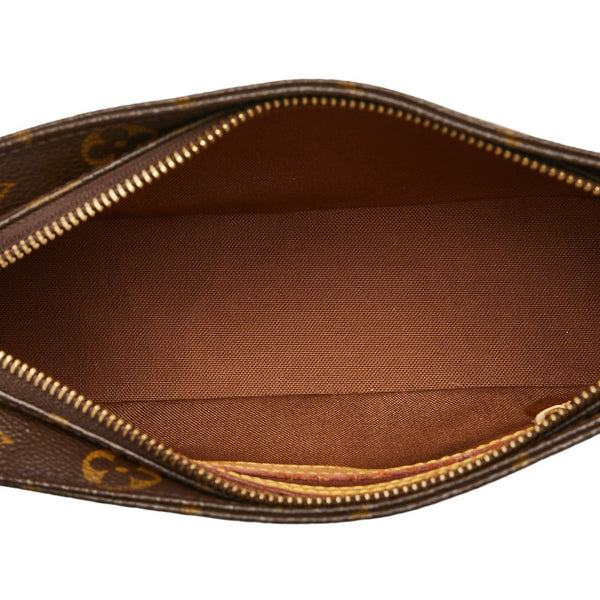 ルイ ヴィトン モノグラム トロター 斜め掛け ショルダーバッグ  M51240 ブラウン PVC レザー レディース LOUIS VUITTON 【中古】
