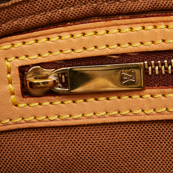ルイ ヴィトン モノグラム トロター 斜め掛け ショルダーバッグ  M51240 ブラウン PVC レザー レディース LOUIS VUITTON 【中古】