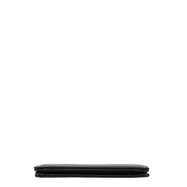ブルガリ カードケース 名刺入れ ブラック レザー メンズ BVLGARI 【中古】
