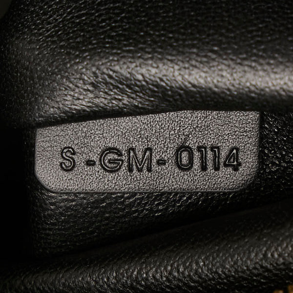 セリーヌ トラペーズ パイソン型押し ハンドバッグ ショルダーバッグ 2WAY ブラウン ブラック レザー レディース CELINE 【中古】