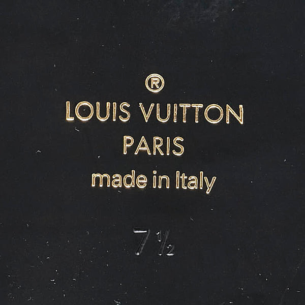 ルイ ヴィトン ドレスシューズ サイズ：7 1/2 25.5cm MT1118 ブラック ネオン イエロー レザー メンズ LOUIS VUITTON 【中古】