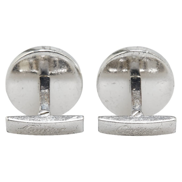 カルティエ ロゴ カフス SV925 シルバー レディース CARTIER 【中古】