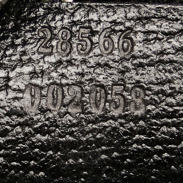 グッチ GGキャンバス ボディバッグ ウエストバッグ 28566 ブラック キャンバス レザー レディース GUCCI 【中古】