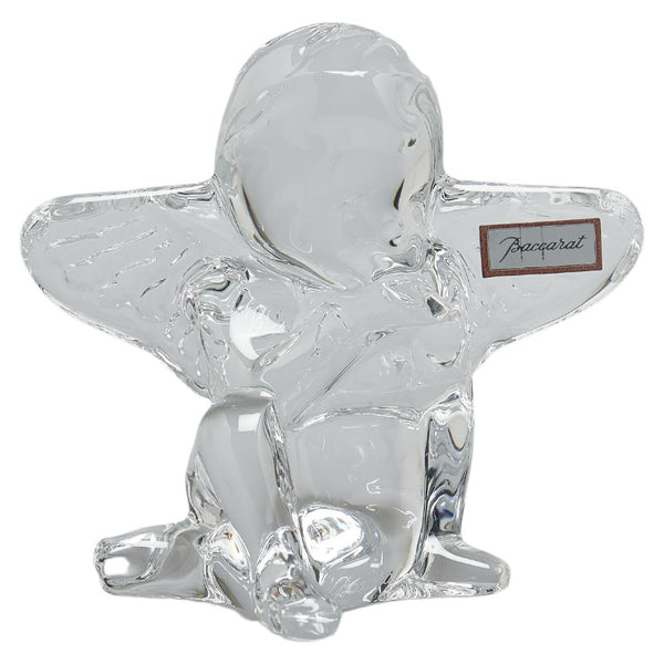 バカラ エンジェル クリスタルオブジェ クリア ガラス レディース Baccarat 【中古】