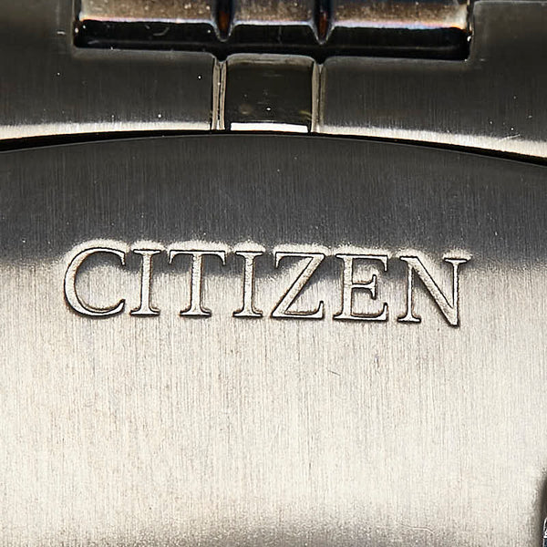 シチズン 100周年 限定モデル LAYERS of TIME エコ ドライブ 電波時計 腕時計 CB5878-56E 日本製クオーツ グリーン文字盤 ステンレススチール メンズ CITIZEN 【中古】