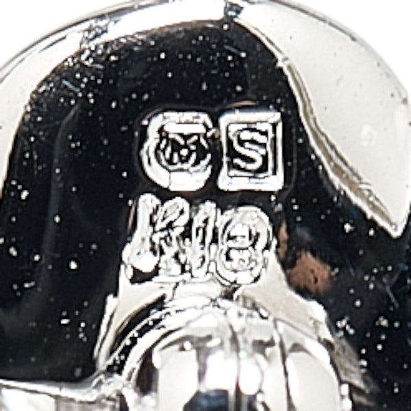 ミキモト K18YG イエローゴールド シルバー アコヤパール3.5～4mm パラソル 傘 モチーフ ブローチ レディース MIKIMOTO S刻印 【中古】