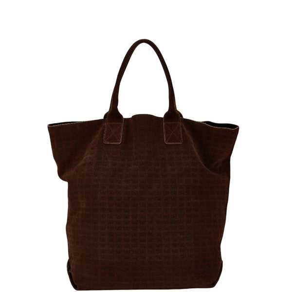 ボッテガヴェネタ バタフライ柄 トートバッグ ブラウン スウェット レディース BOTTEGAVENETA 【中古】