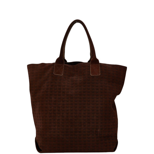 ボッテガヴェネタ バタフライ柄 トートバッグ ブラウン スウェット レディース BOTTEGAVENETA 【中古】