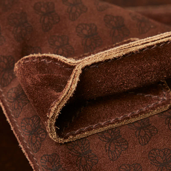 ボッテガヴェネタ バタフライ柄 トートバッグ ブラウン スウェット レディース BOTTEGAVENETA 【中古】