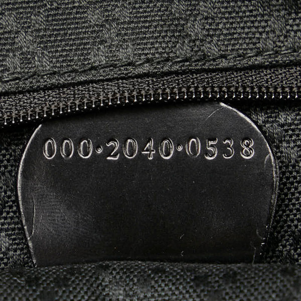 グッチ バンブー ハンドバッグ ショルダーバッグ 2WAY 000 2040 0538 ブラック レザー レディース GUCCI 【中古】