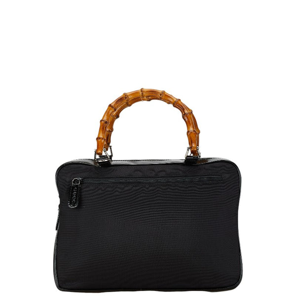 グッチ バンブー ハンドバッグ ショルダーバッグ 2WAY 000 2040 0538 ブラック レザー レディース GUCCI 【中古】